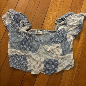 Hollister Patched Crop Top